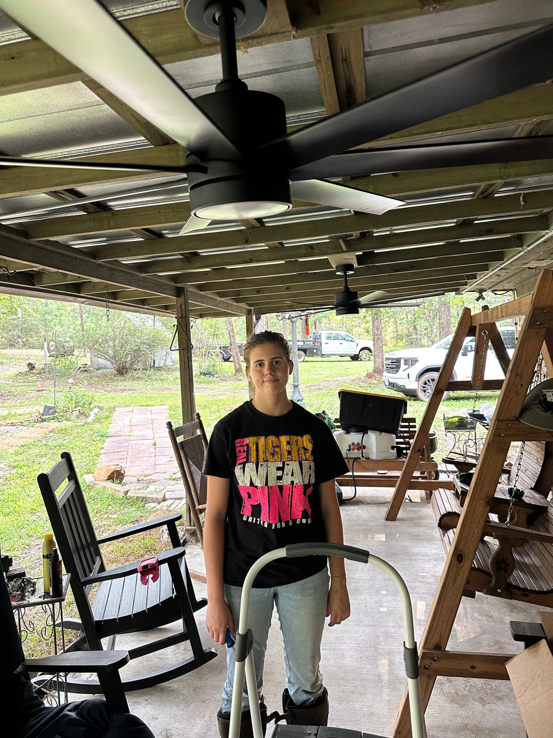 Learning How to Install Ceiling Fans on the Ranch – Mackenzie Gets It Done
