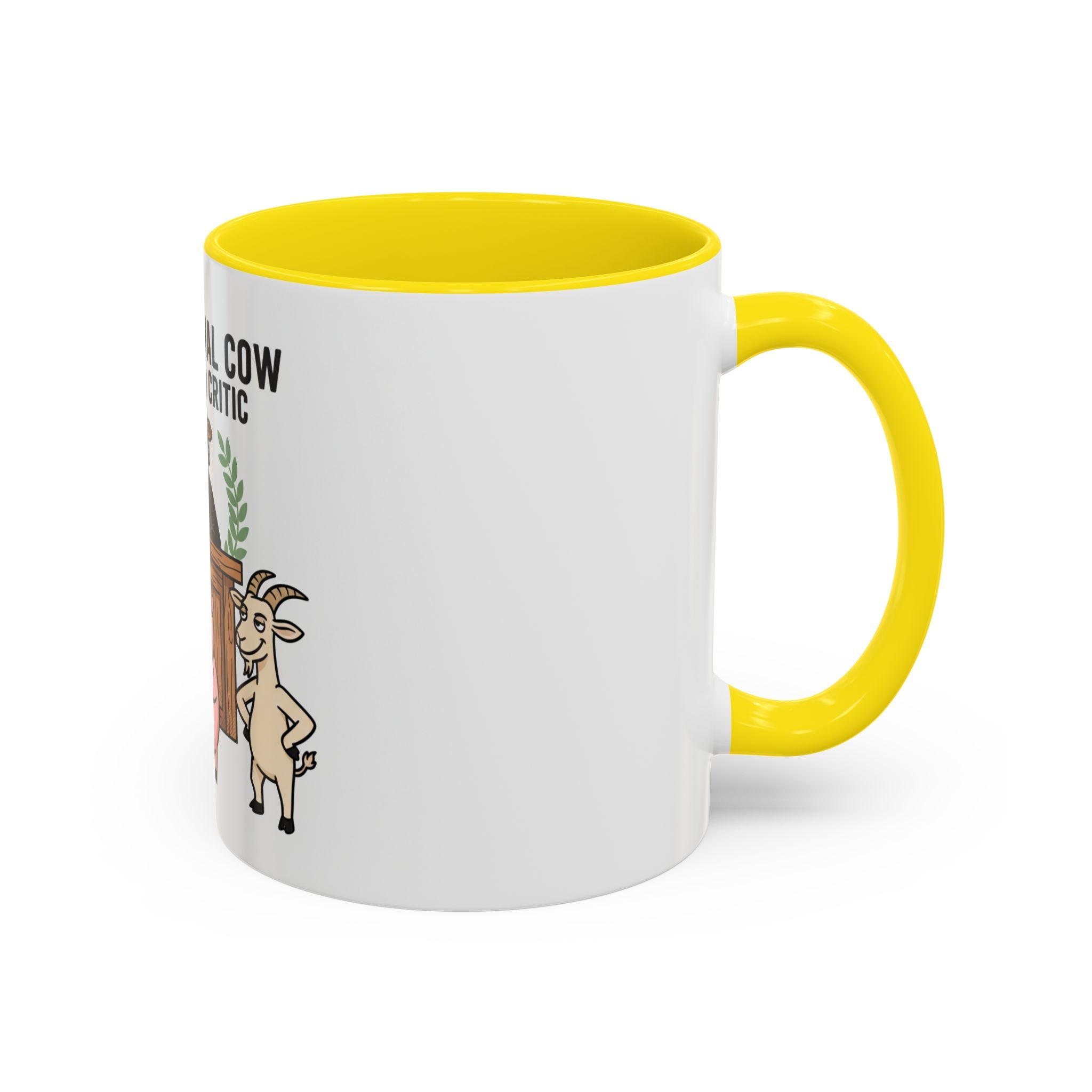 Professional Cow (All Kinds) Critic Coffee Mug — Funny Farm Animal Judge Gift (11/15oz)