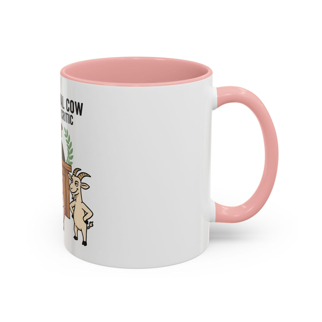 Professional Cow (All Kinds) Critic Coffee Mug — Funny Farm Animal Judge Gift (11/15oz)