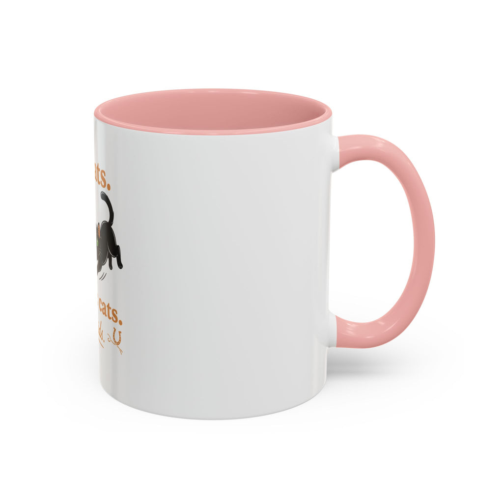 Cat Mom Humor Coffee Mug — "Got cats. Missing: cats. Also kids."