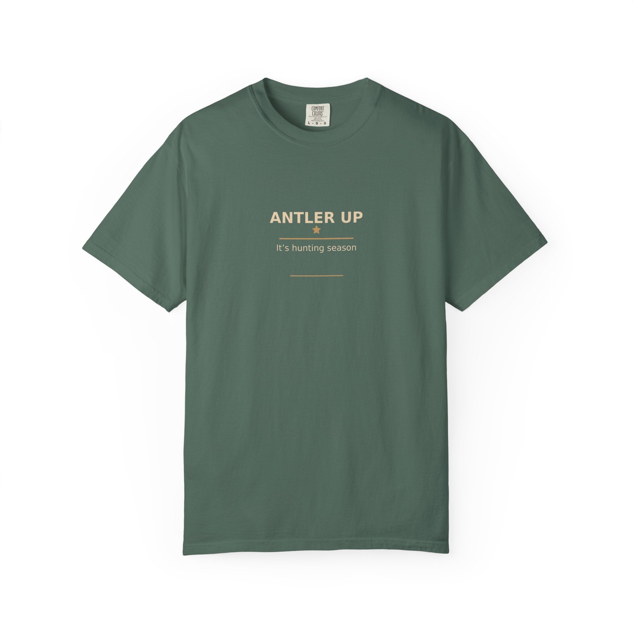 Antler Up Graphic T-Shirt — Minimal Outdoor Hunting Tee