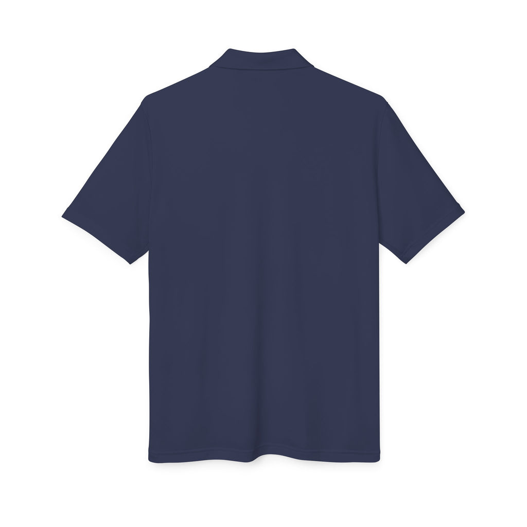 Performance Polo — Gold Shield Patch Polo Shirt