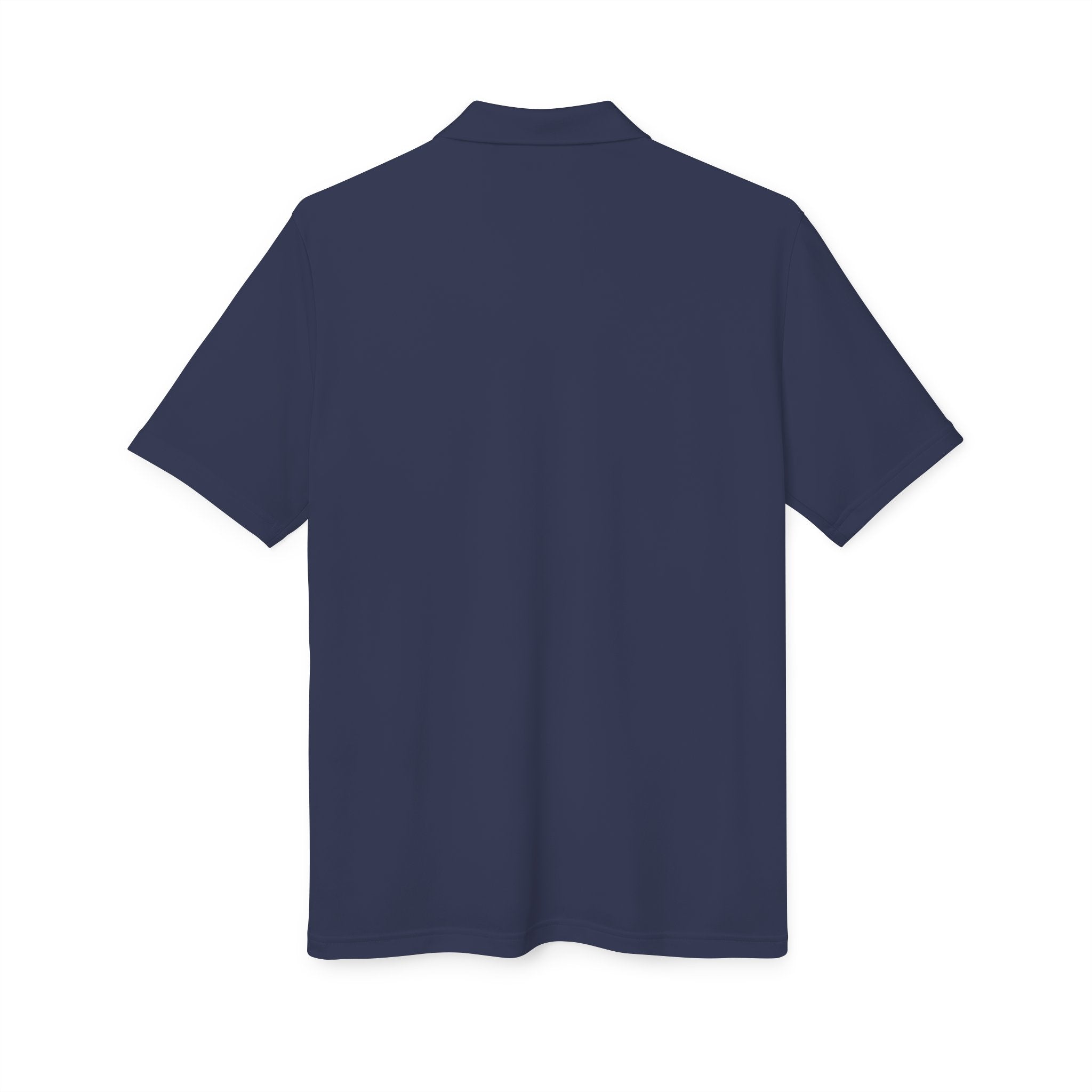 Performance Polo — Gold Shield Patch Polo Shirt