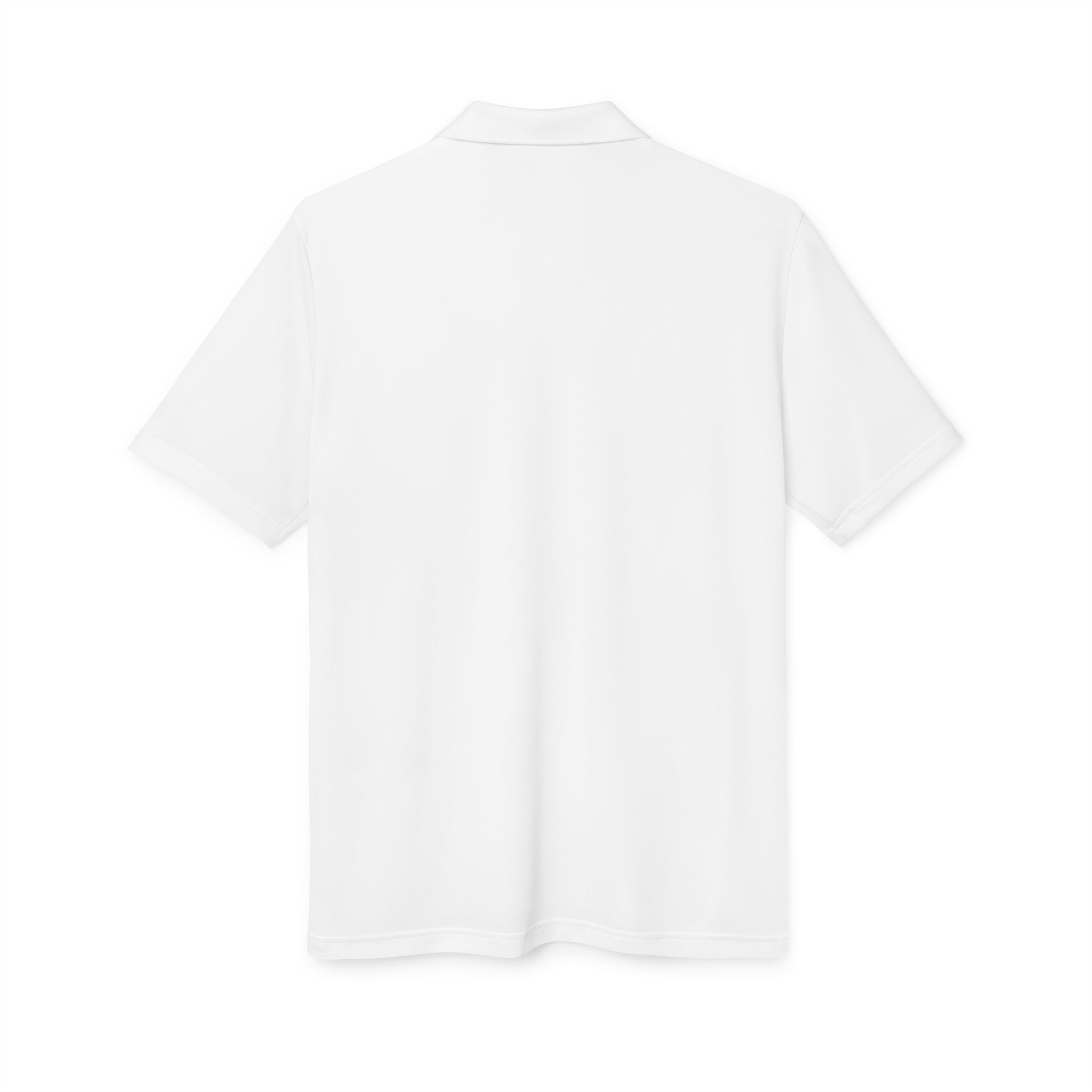 Performance Polo — Gold Shield Patch Polo Shirt