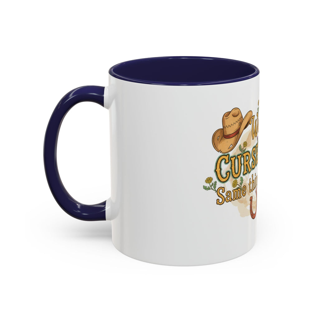 Weeds, Curse Words & Gardening Coffee Mug — Funny Gardener Accent Mug (11/15oz)