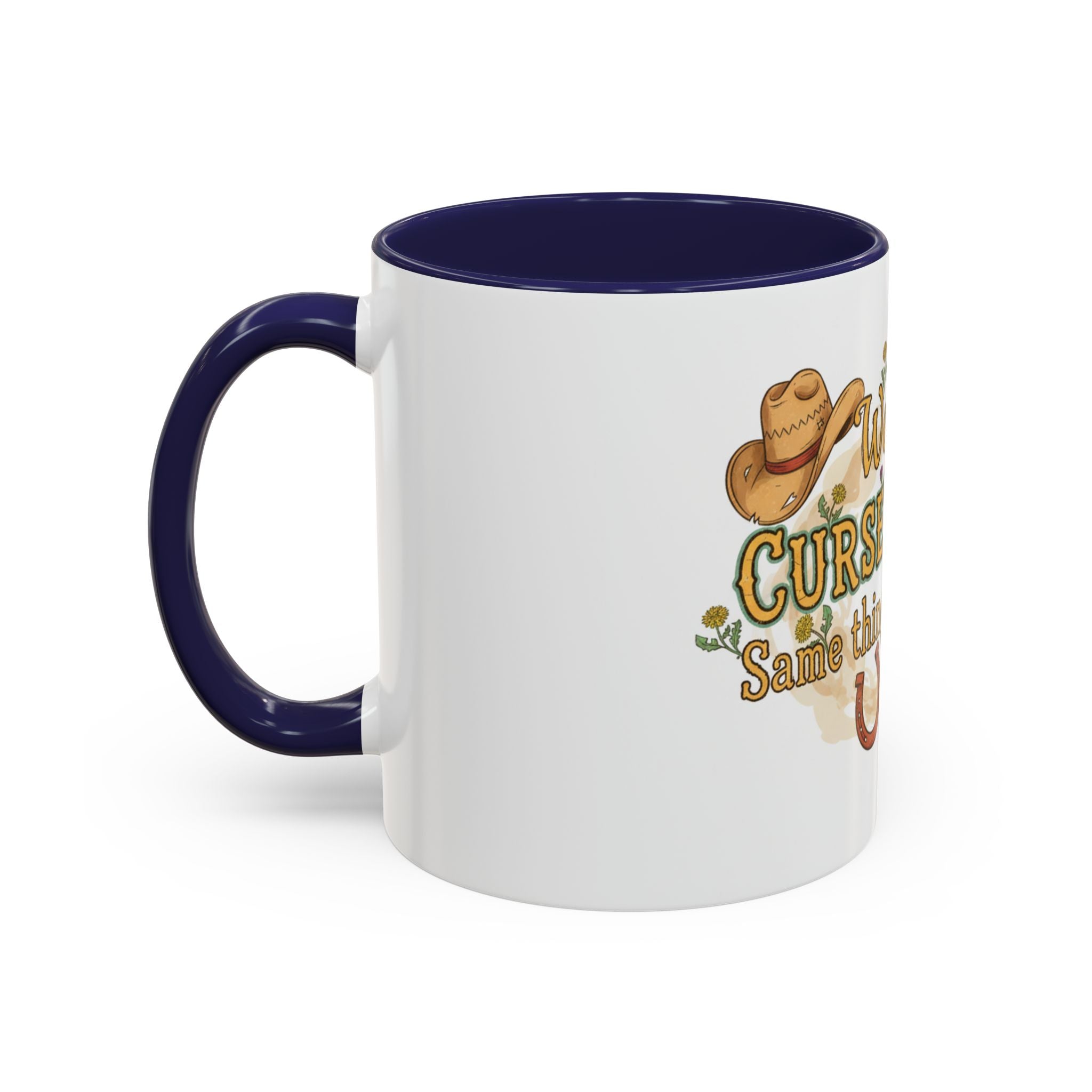 Weeds, Curse Words & Gardening Coffee Mug — Funny Gardener Accent Mug (11/15oz)