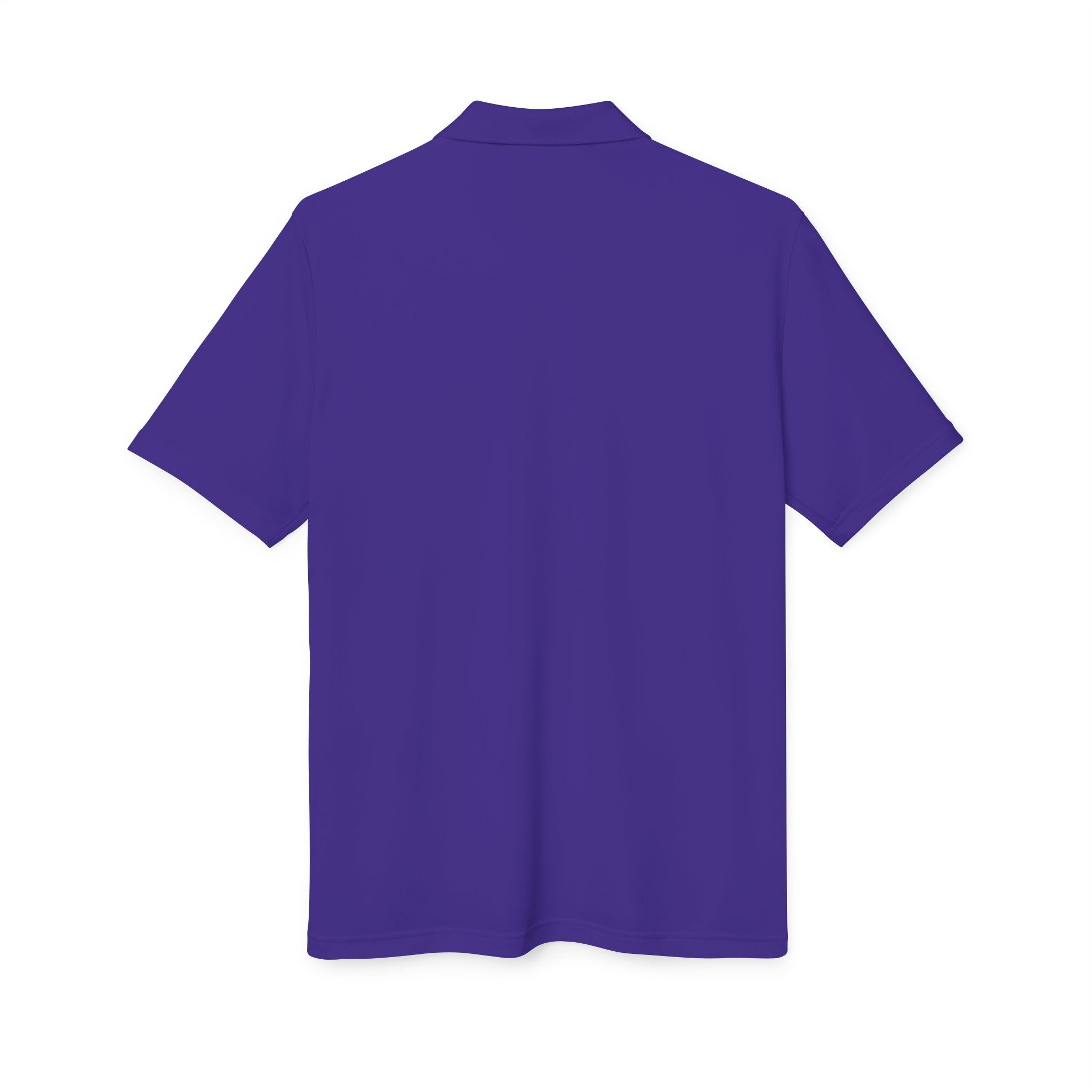 Performance Polo — Gold Shield Patch Polo Shirt
