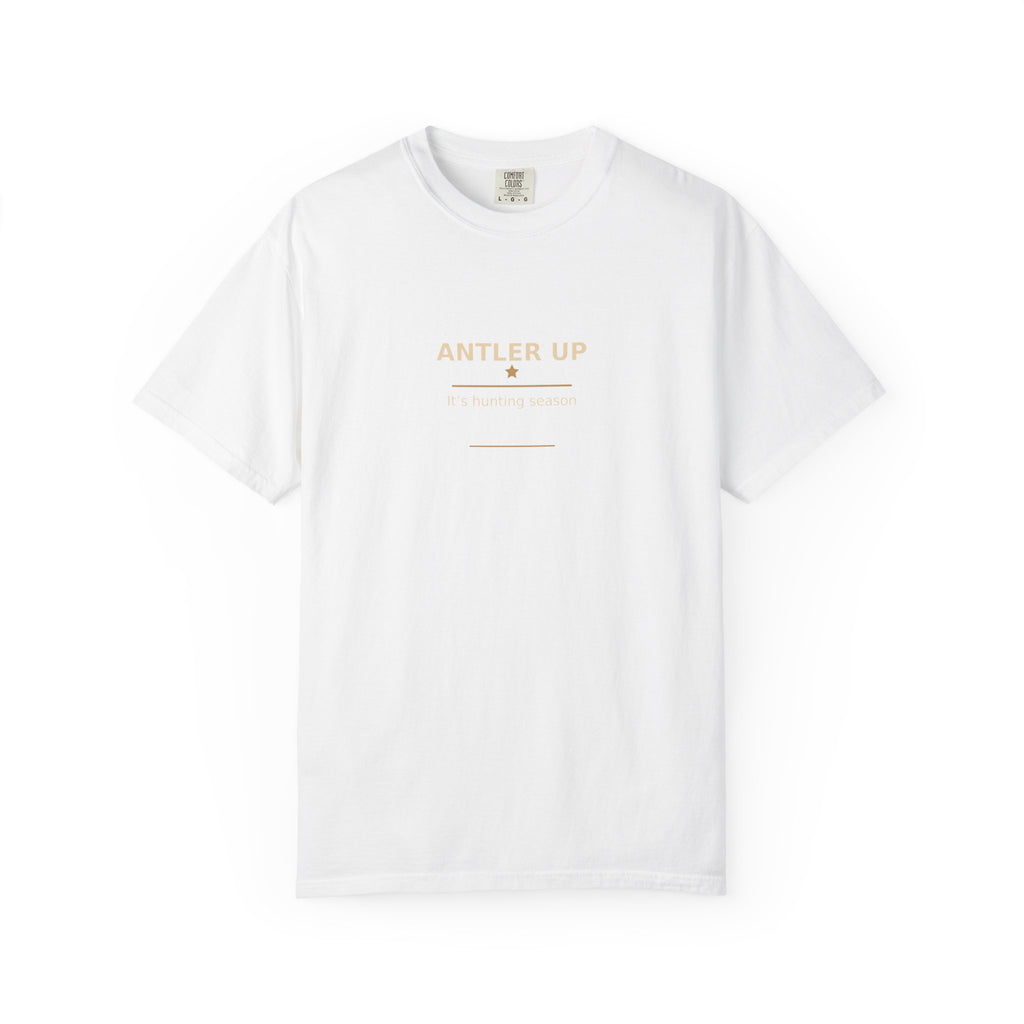 Antler Up Graphic T-Shirt — Minimal Outdoor Hunting Tee