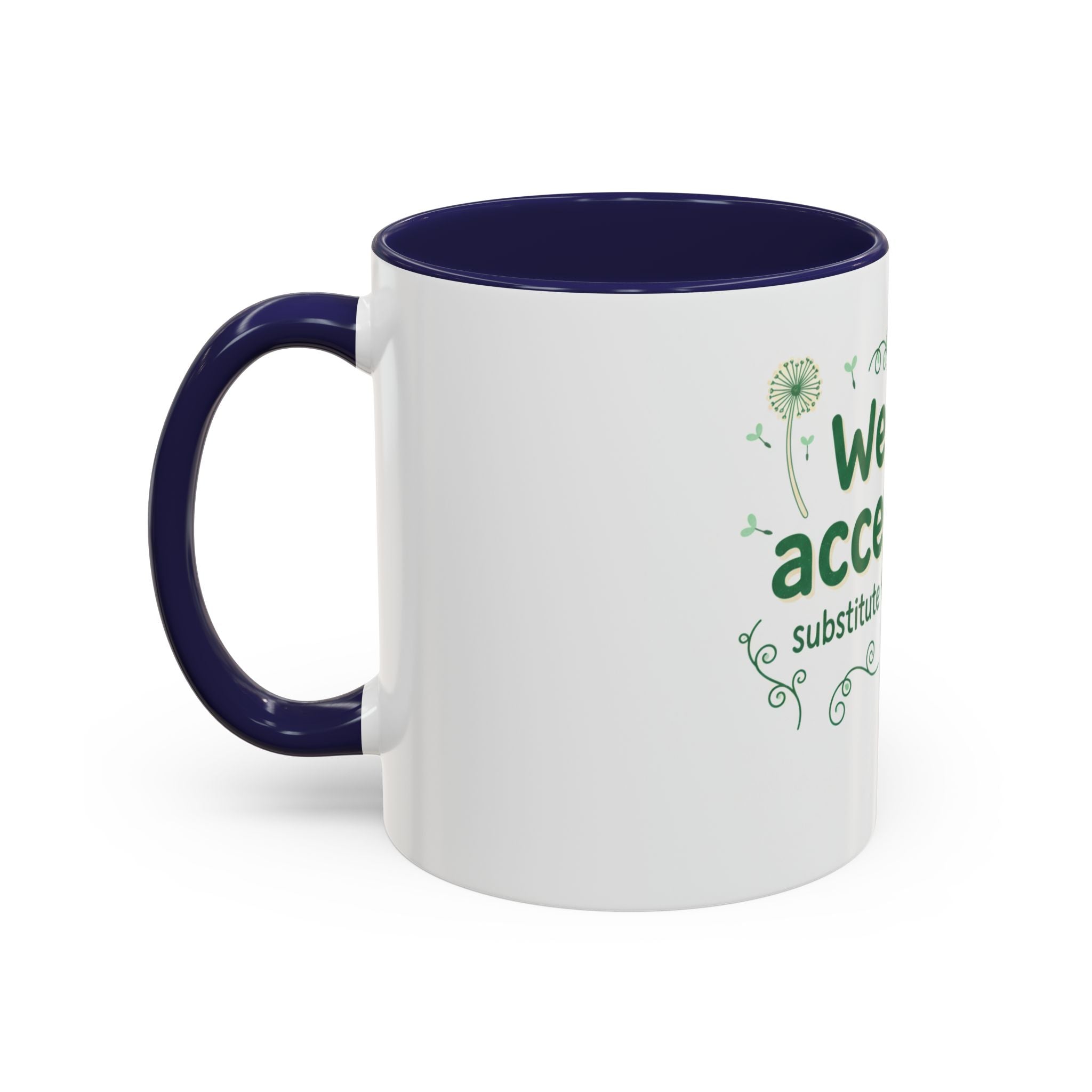 Weeds = Acceptable Coffee Mug — Funny Gardener St. Patrick's Day Accent Mug (11/15 oz)