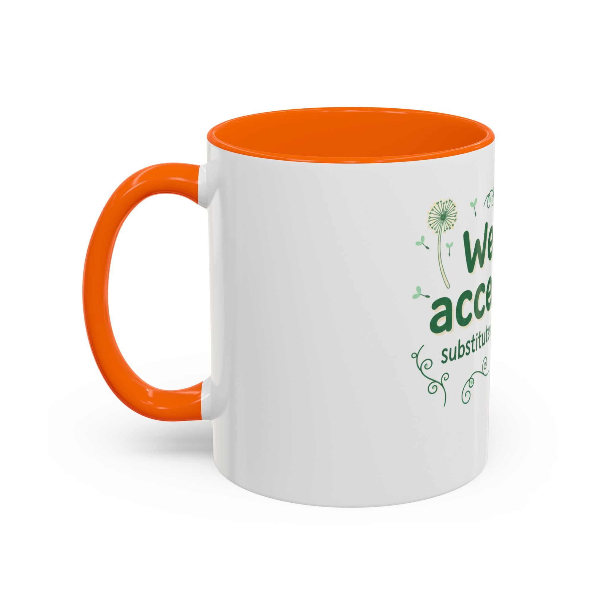 Weeds = Acceptable Coffee Mug — Funny Gardener St. Patrick's Day Accent Mug (11/15 oz)