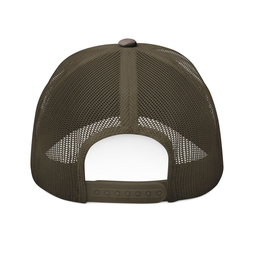 Camo Trucker Hat — Embroidered "MSZ 3D Ranch" Patch
