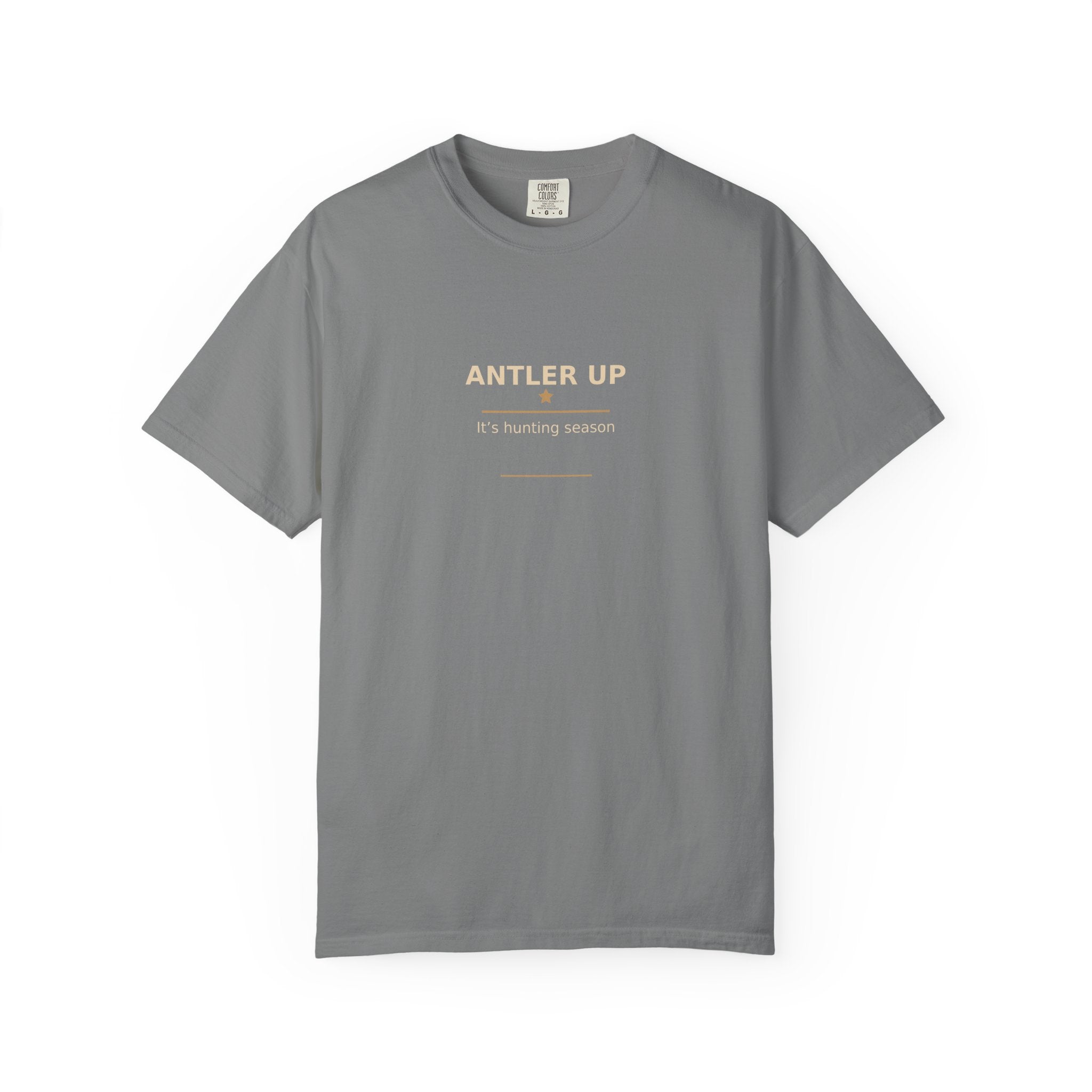 Antler Up Graphic T-Shirt — Minimal Outdoor Hunting Tee