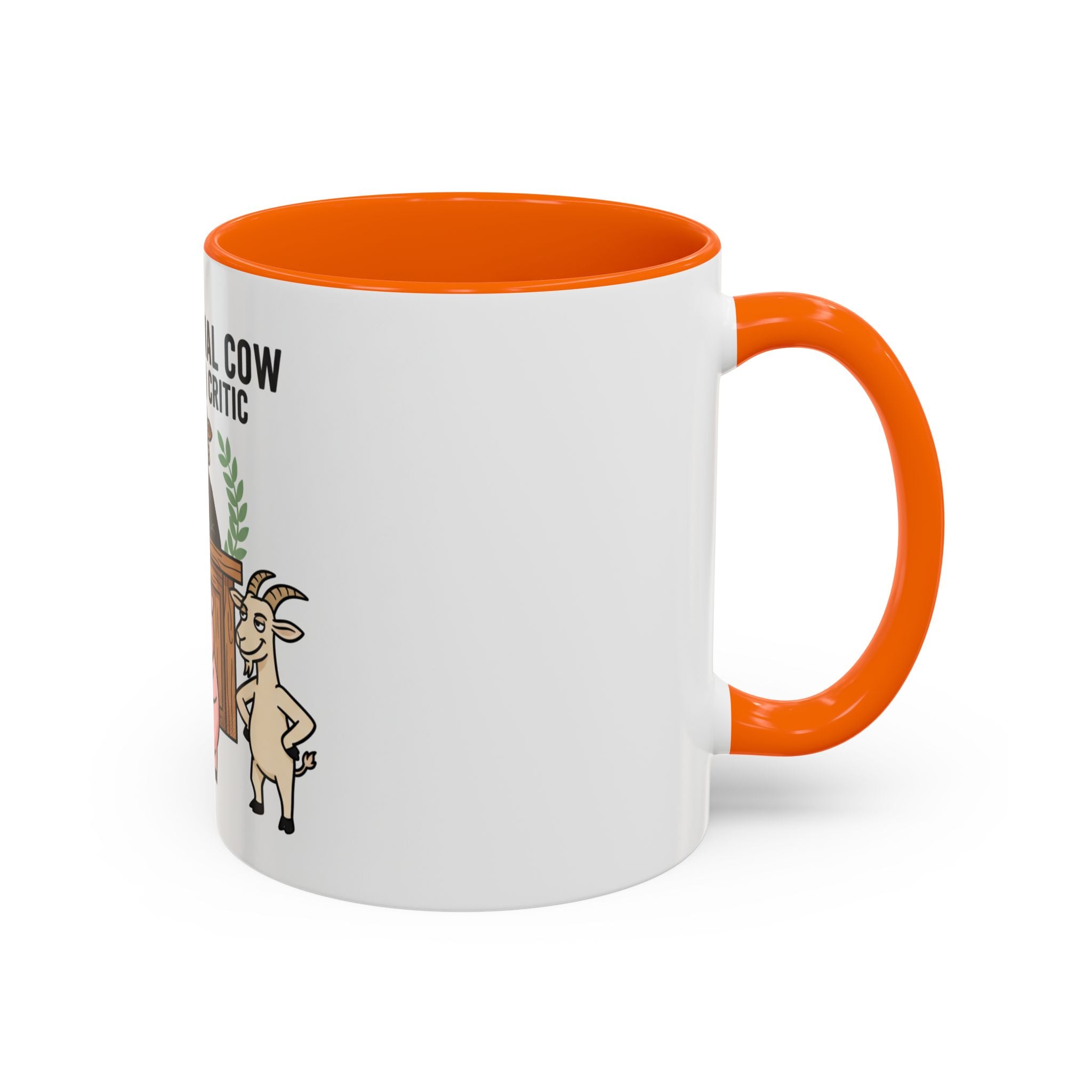 Professional Cow (All Kinds) Critic Coffee Mug — Funny Farm Animal Judge Gift (11/15oz)