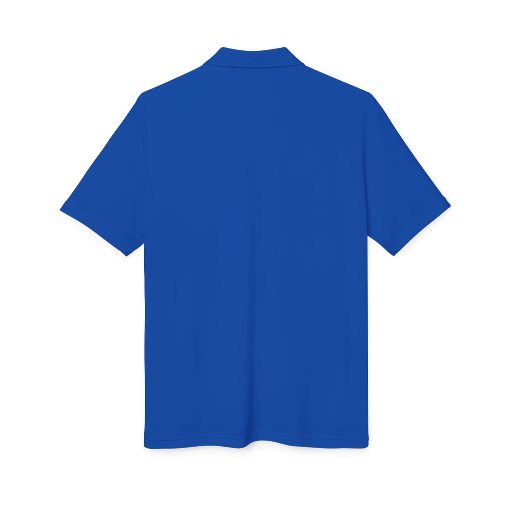 Performance Polo — Gold Shield Patch Polo Shirt