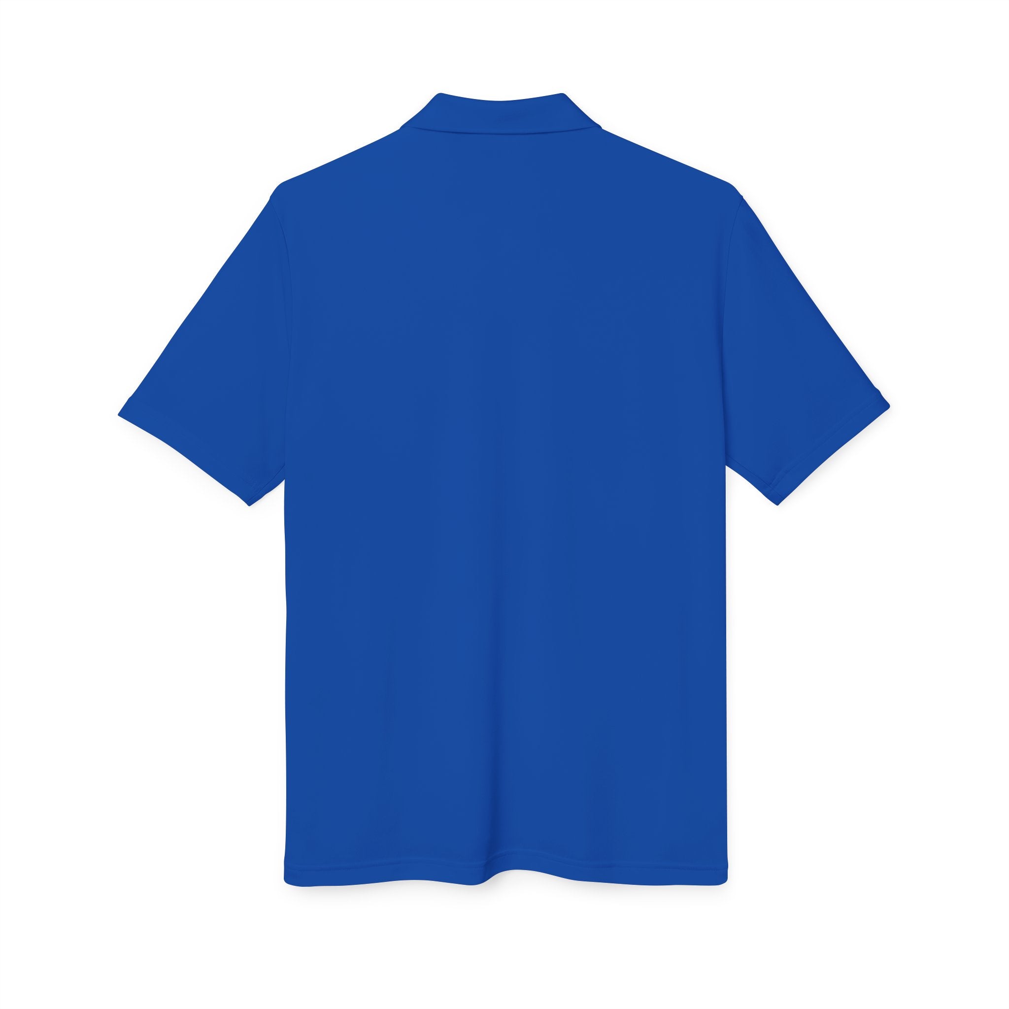 Performance Polo — Gold Shield Patch Polo Shirt