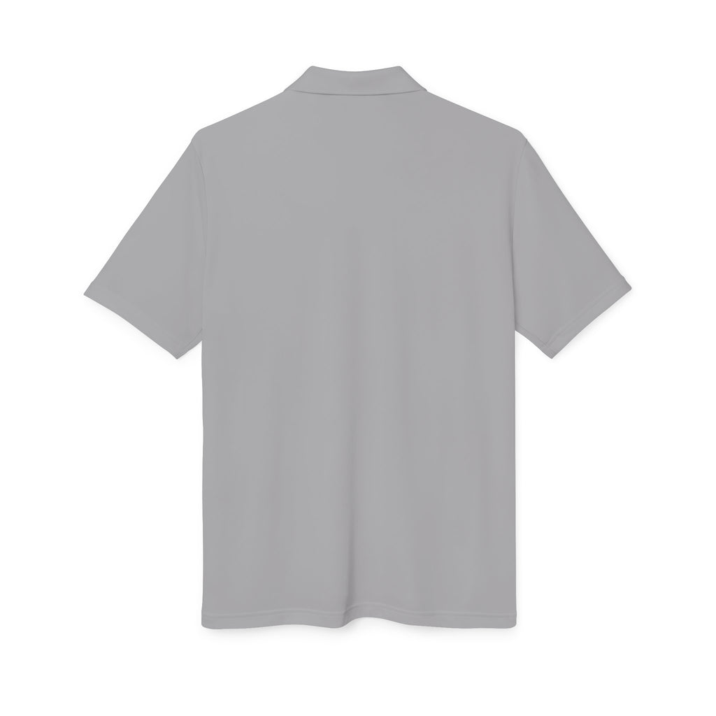 Performance Polo — Gold Shield Patch Polo Shirt