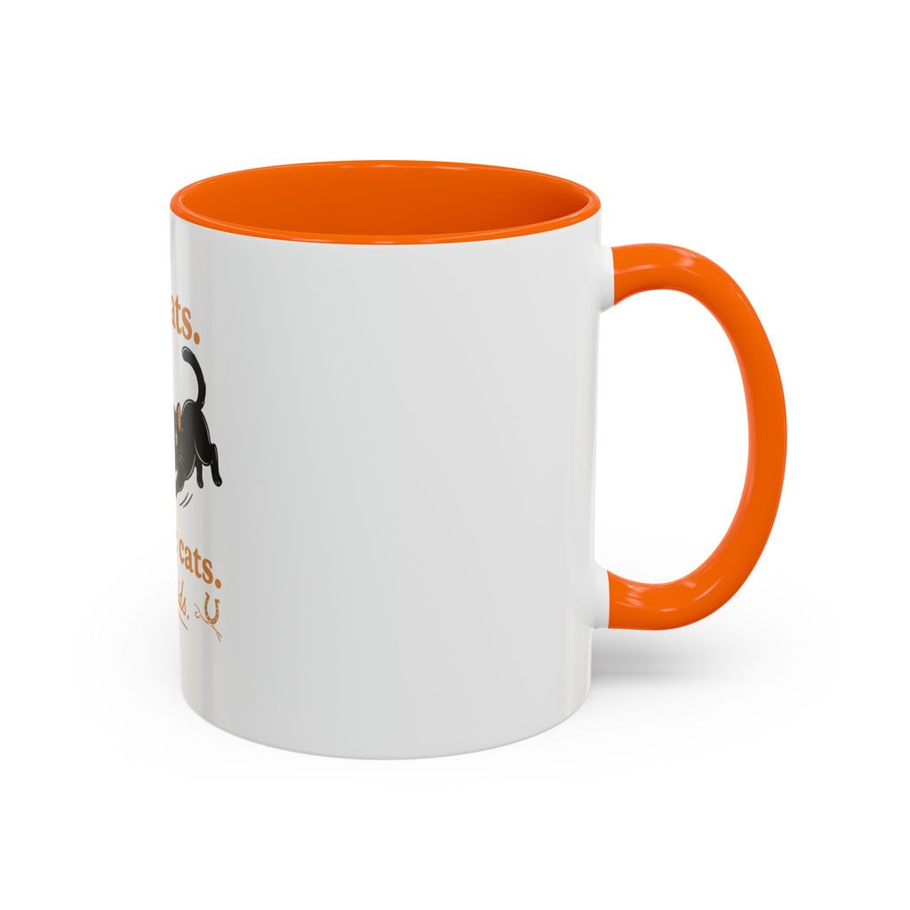 Cat Mom Humor Coffee Mug — "Got cats. Missing: cats. Also kids."