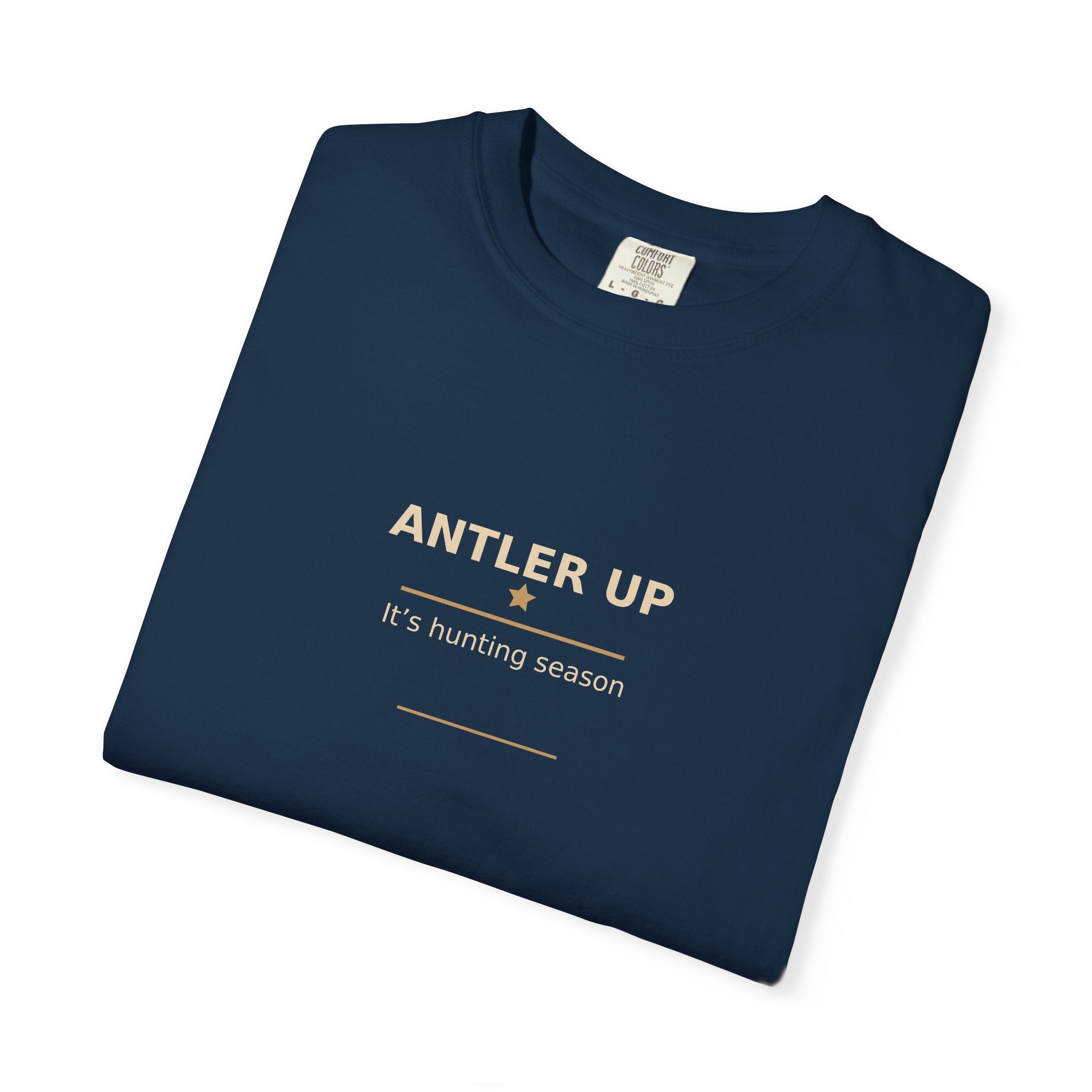 Antler Up Graphic T-Shirt — Minimal Outdoor Hunting Tee