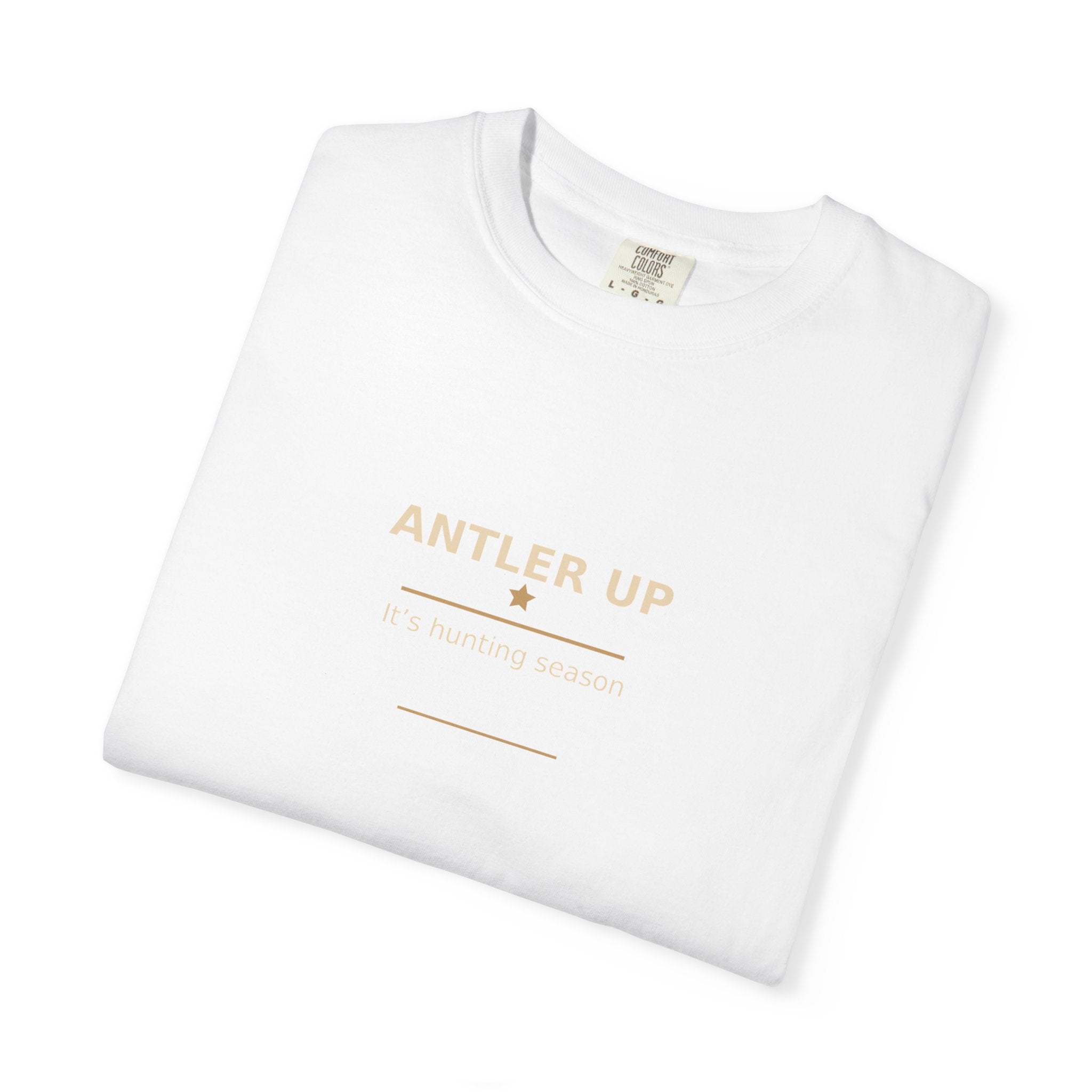 Antler Up Graphic T-Shirt — Minimal Outdoor Hunting Tee