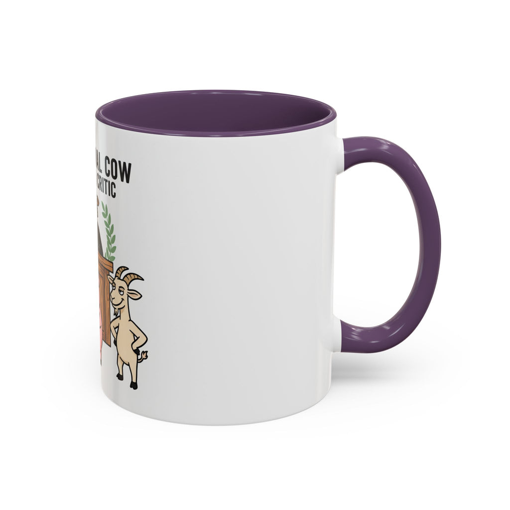Professional Cow (All Kinds) Critic Coffee Mug — Funny Farm Animal Judge Gift (11/15oz)