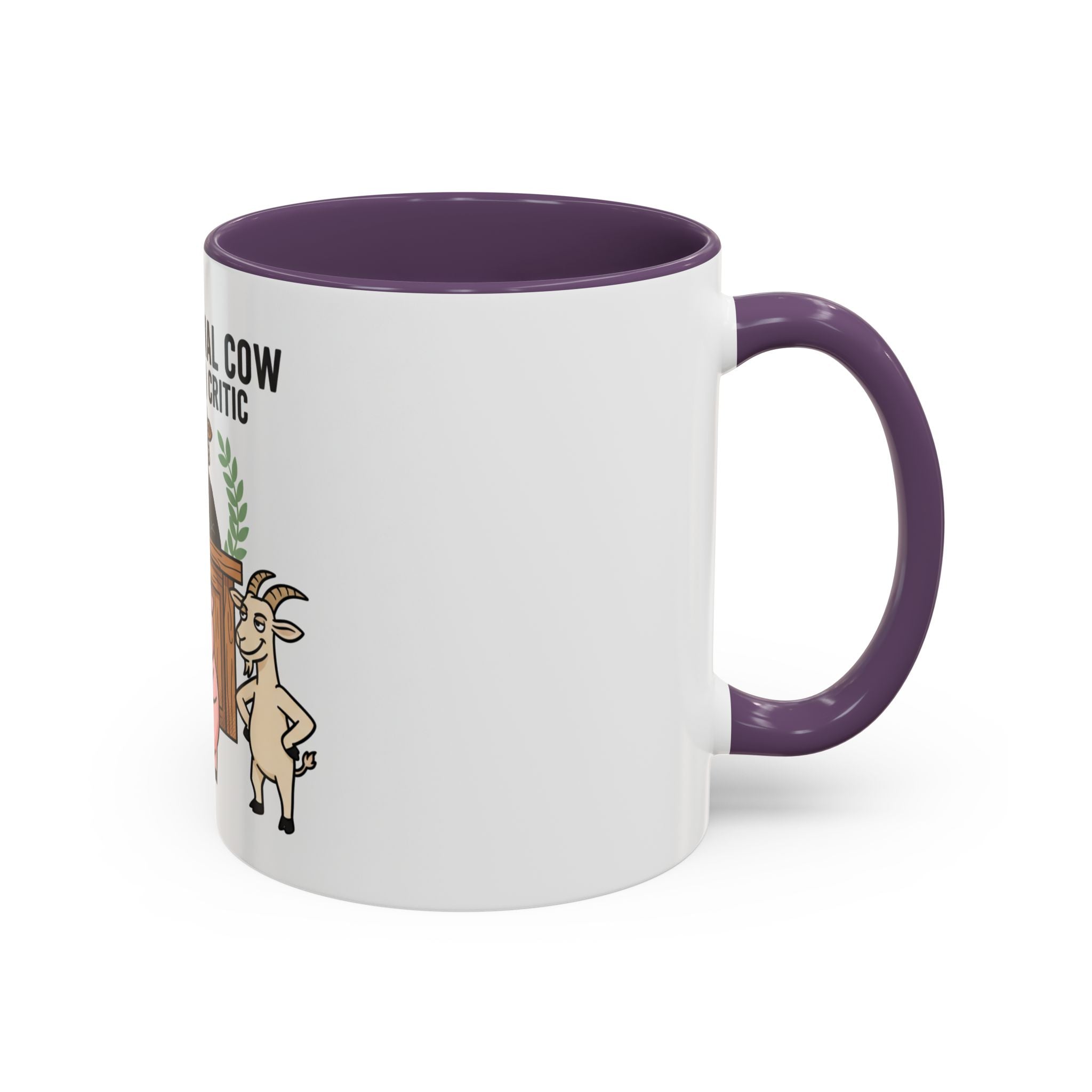 Professional Cow (All Kinds) Critic Coffee Mug — Funny Farm Animal Judge Gift (11/15oz)