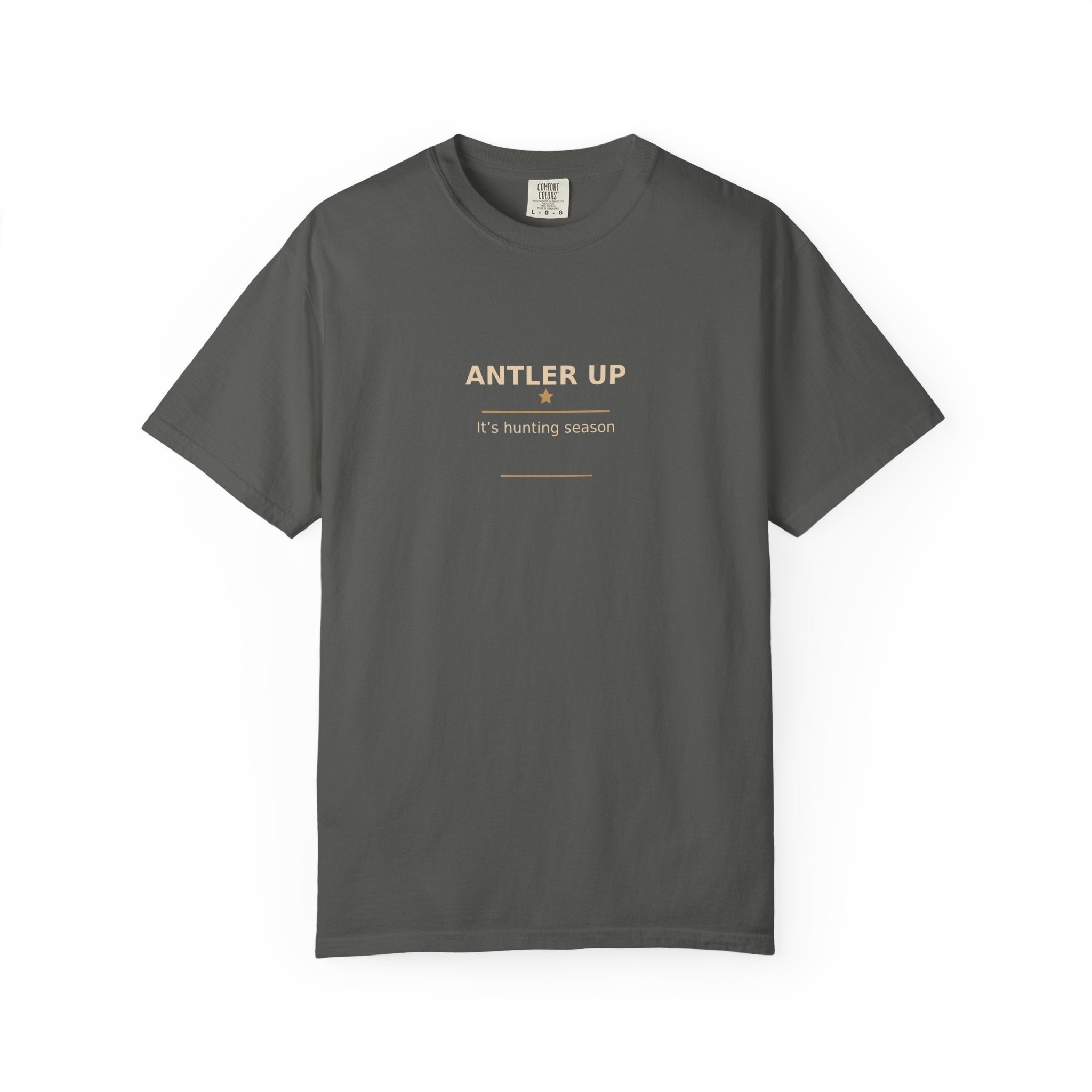 Antler Up Graphic T-Shirt — Minimal Outdoor Hunting Tee