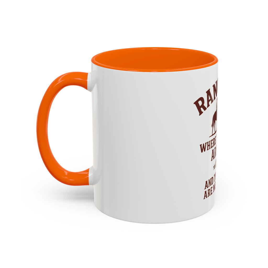Ranching Coffee Mug — “Where the steaks are high and the profits are medium rare”