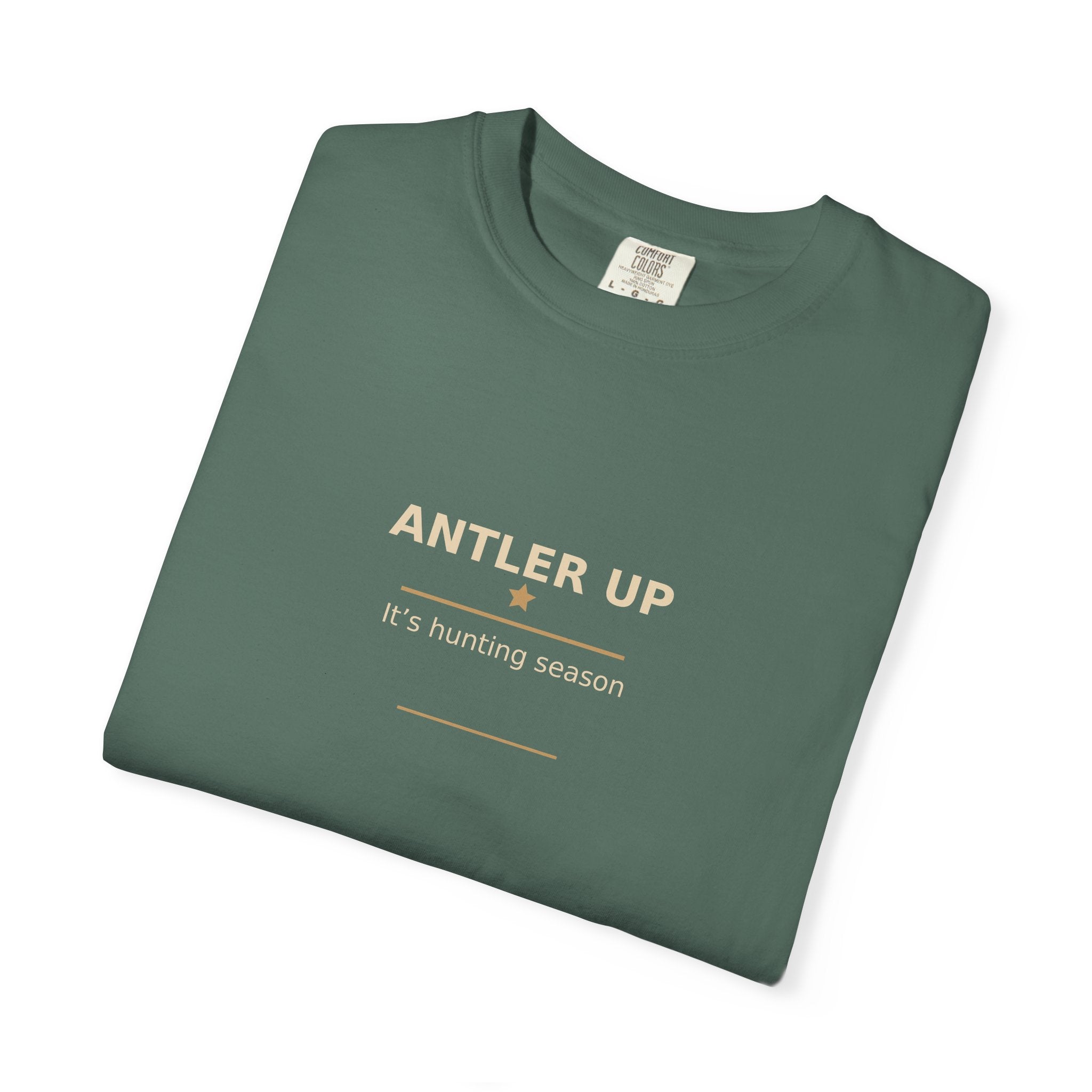 Antler Up Graphic T-Shirt — Minimal Outdoor Hunting Tee