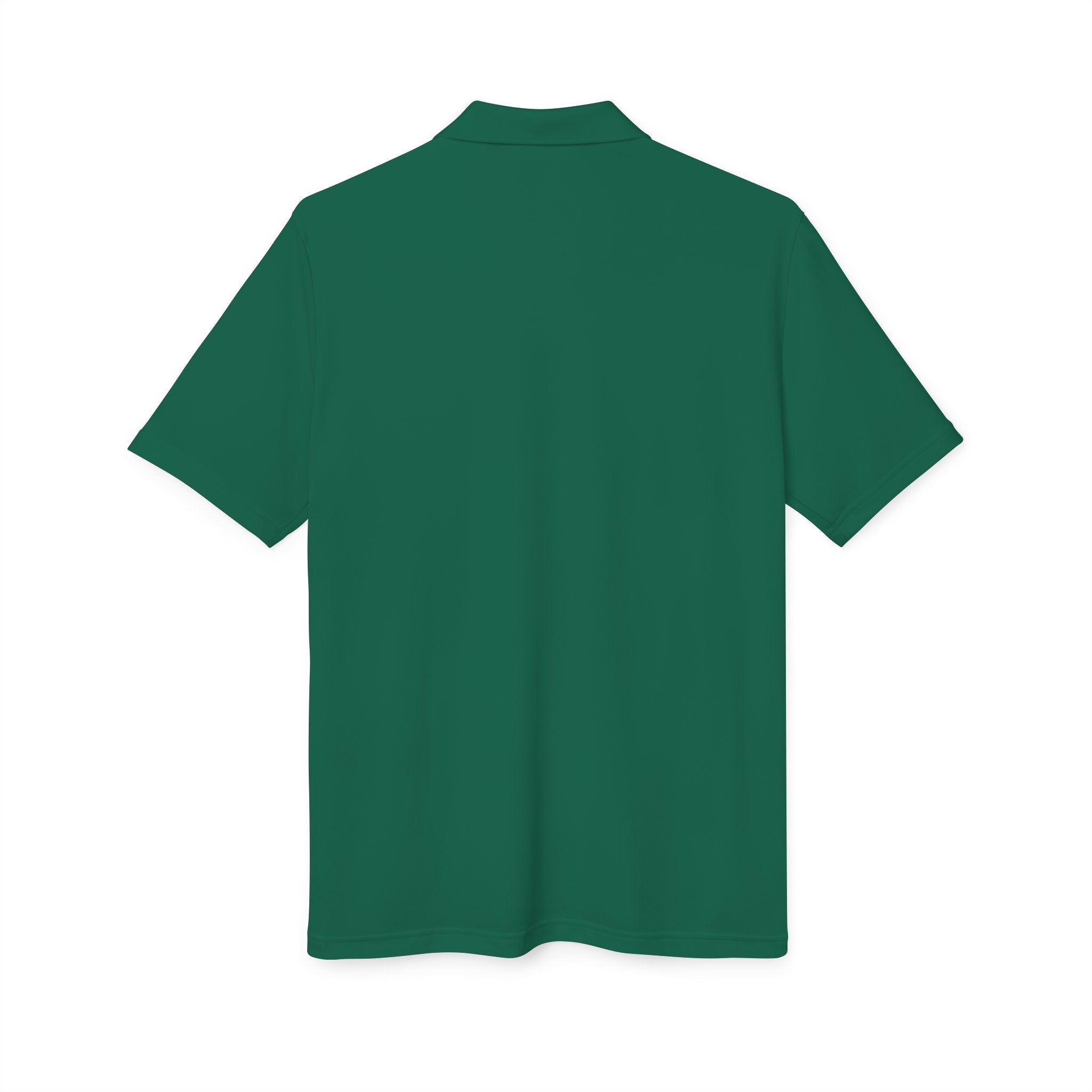 Performance Polo — Gold Shield Patch Polo Shirt