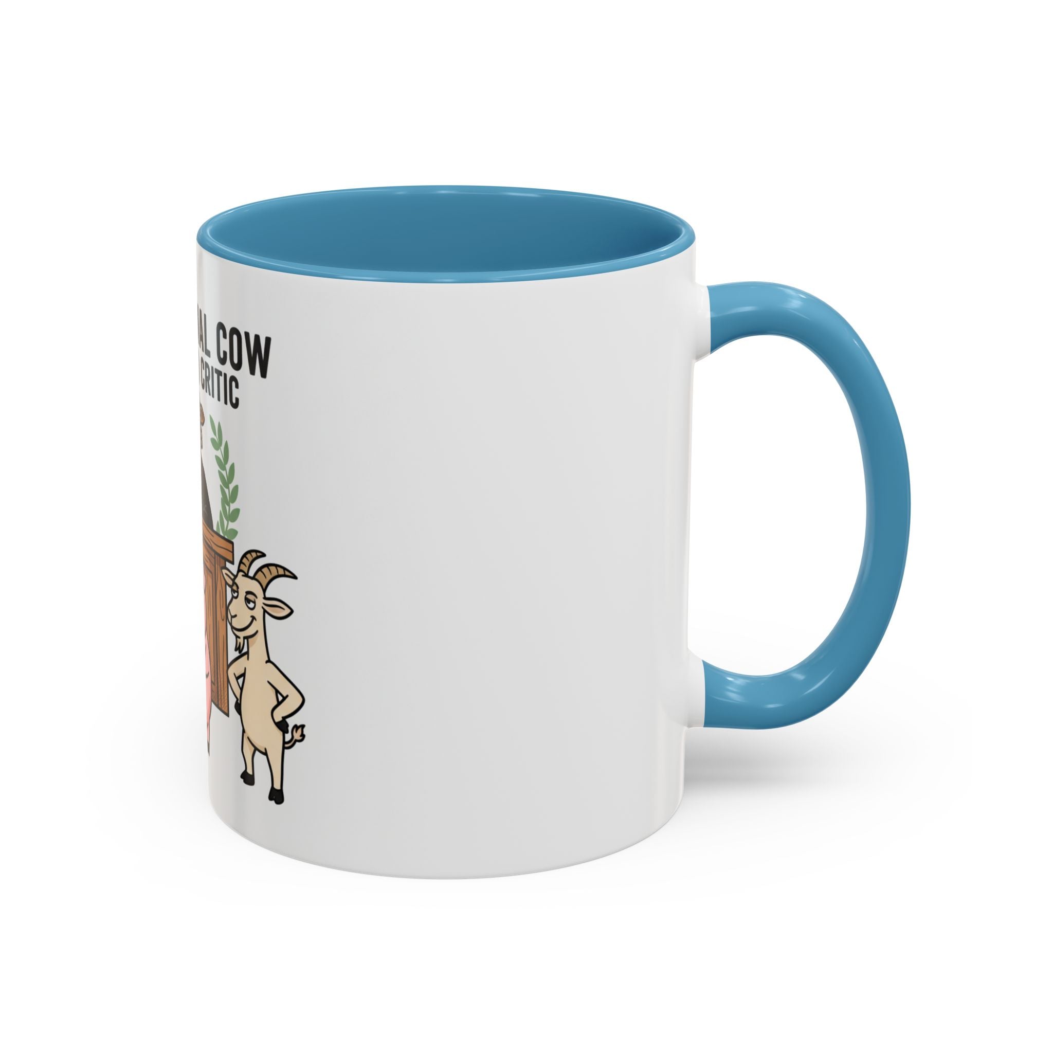 Professional Cow (All Kinds) Critic Coffee Mug — Funny Farm Animal Judge Gift (11/15oz)