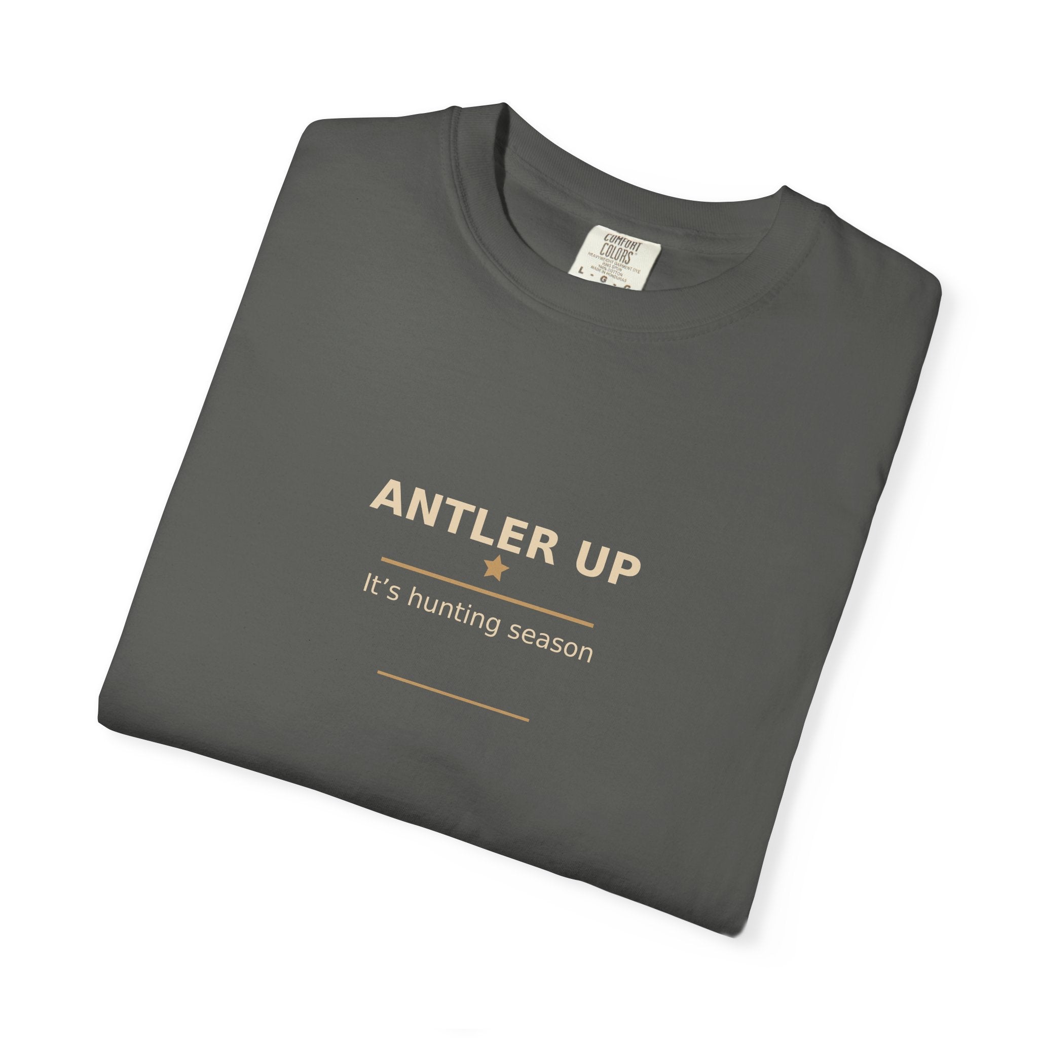 Antler Up Graphic T-Shirt — Minimal Outdoor Hunting Tee