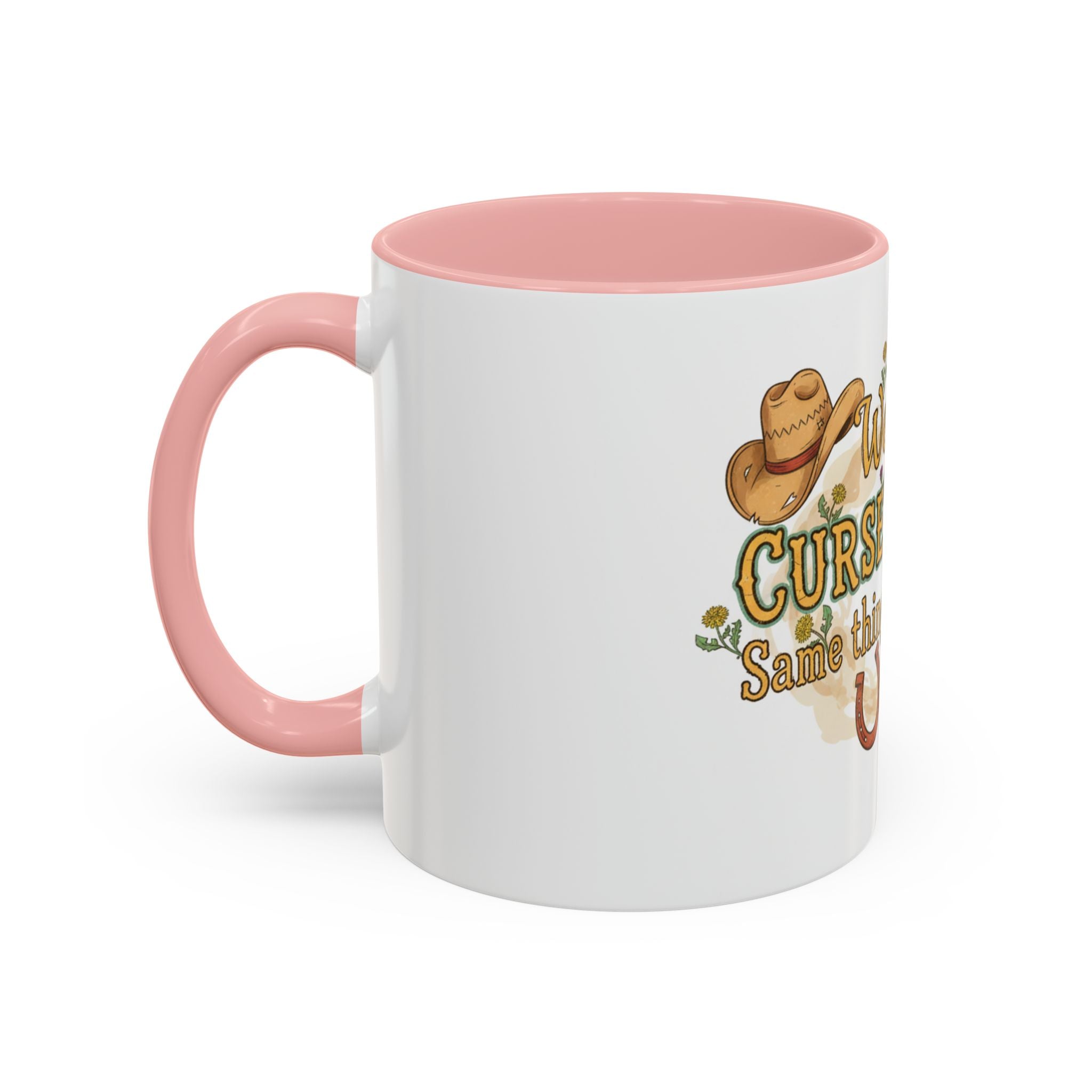 Weeds, Curse Words & Gardening Coffee Mug — Funny Gardener Accent Mug (11/15oz)