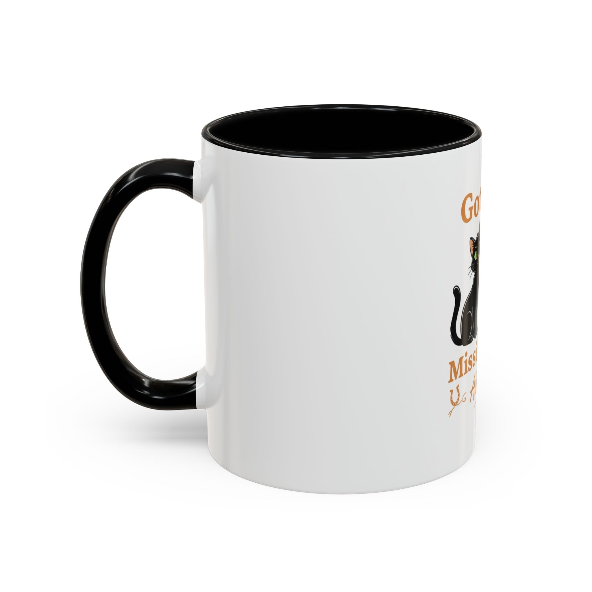Cat Mom Humor Coffee Mug — "Got cats. Missing: cats. Also kids."