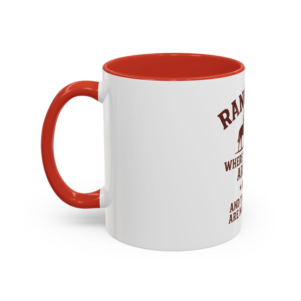 Ranching Coffee Mug — “Where the steaks are high and the profits are medium rare”