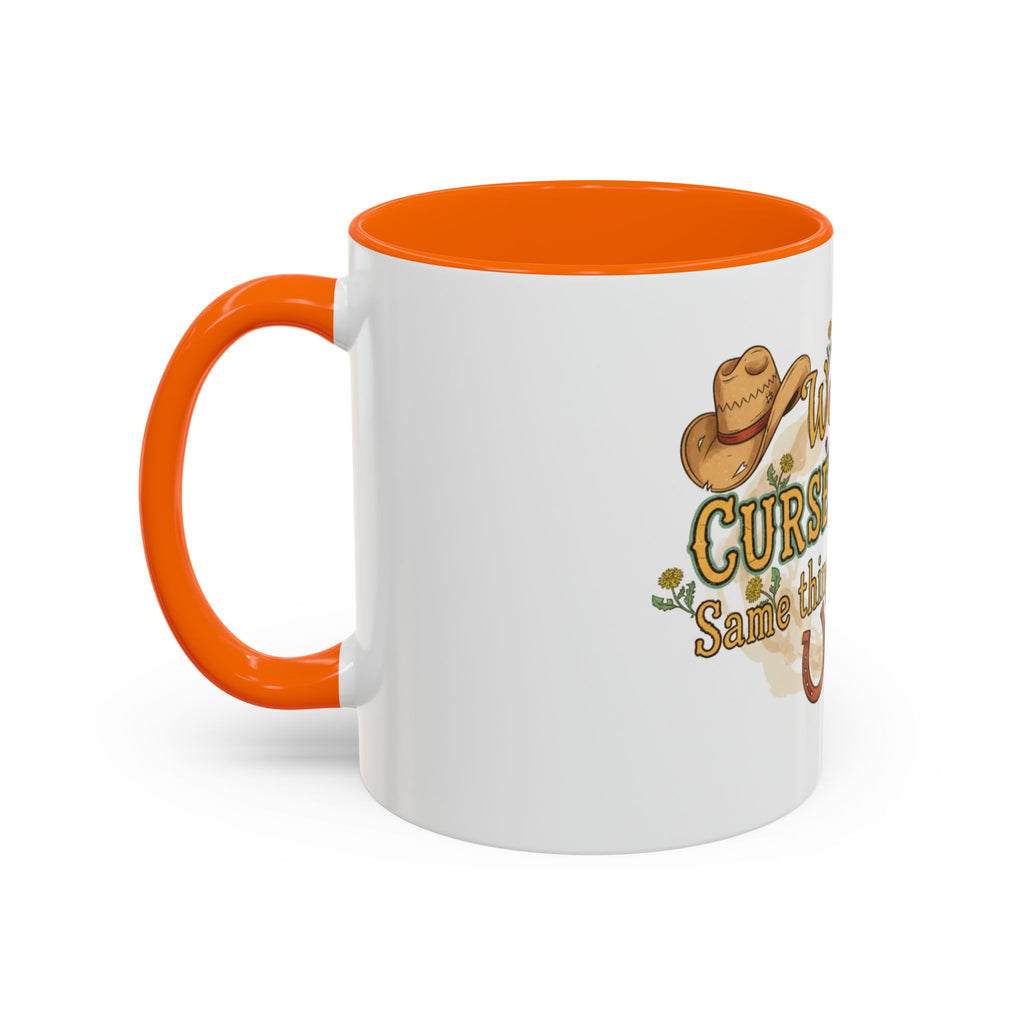 Weeds, Curse Words & Gardening Coffee Mug — Funny Gardener Accent Mug (11/15oz)