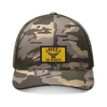 Camo Trucker Hat — Embroidered "MSZ 3D Ranch" Patch