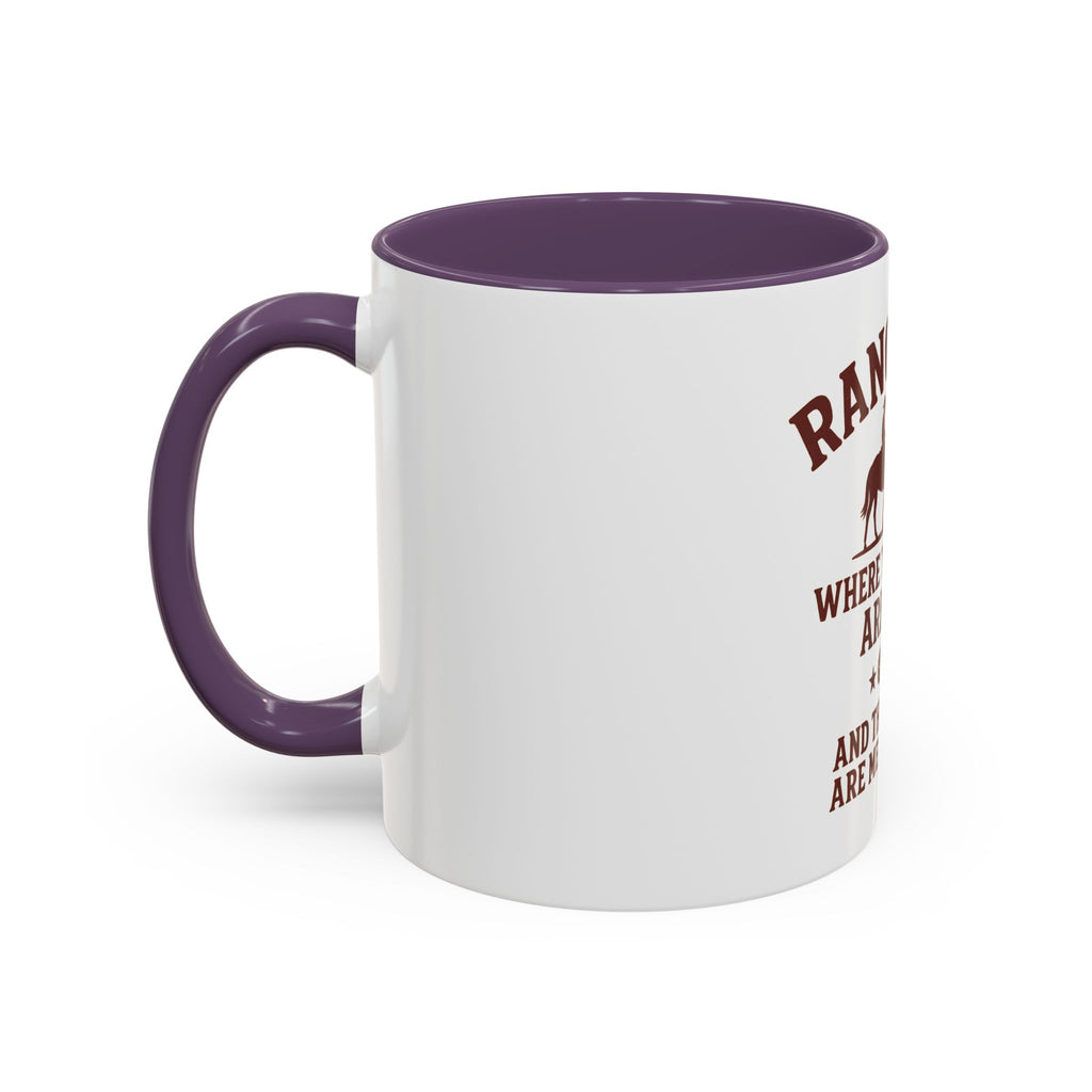 Ranching Coffee Mug — “Where the steaks are high and the profits are medium rare”