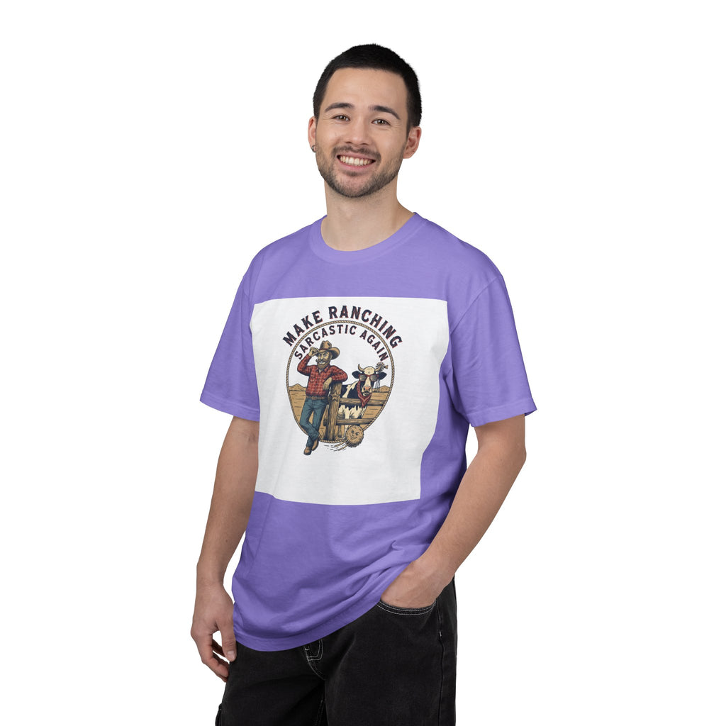 Make Ranching Sarcastic Again Graphic T-Shirt — Western Cowboy Farm Humor Tee
