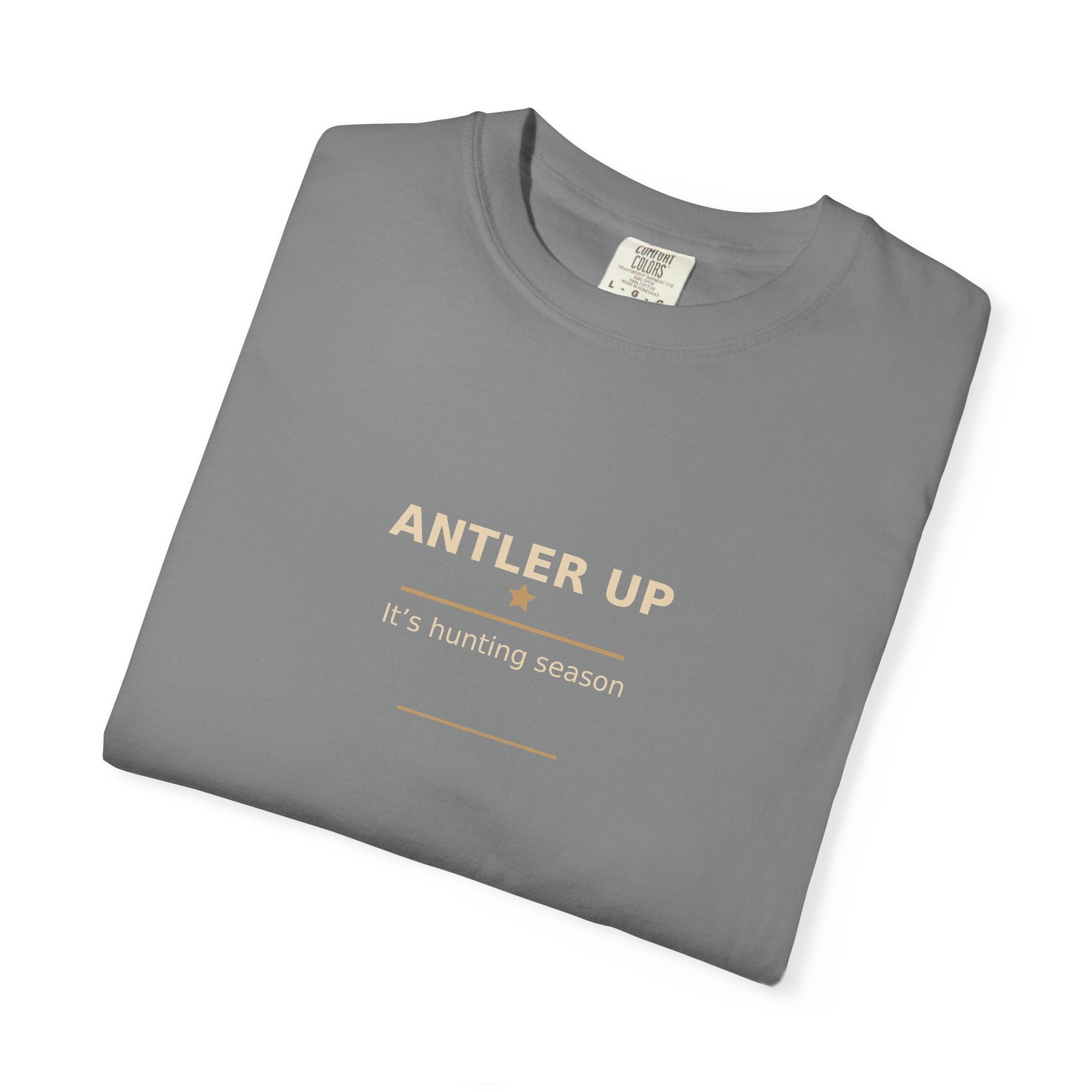Antler Up Graphic T-Shirt — Minimal Outdoor Hunting Tee
