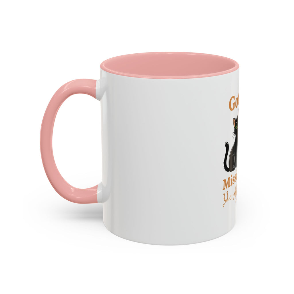 Cat Mom Humor Coffee Mug — "Got cats. Missing: cats. Also kids."