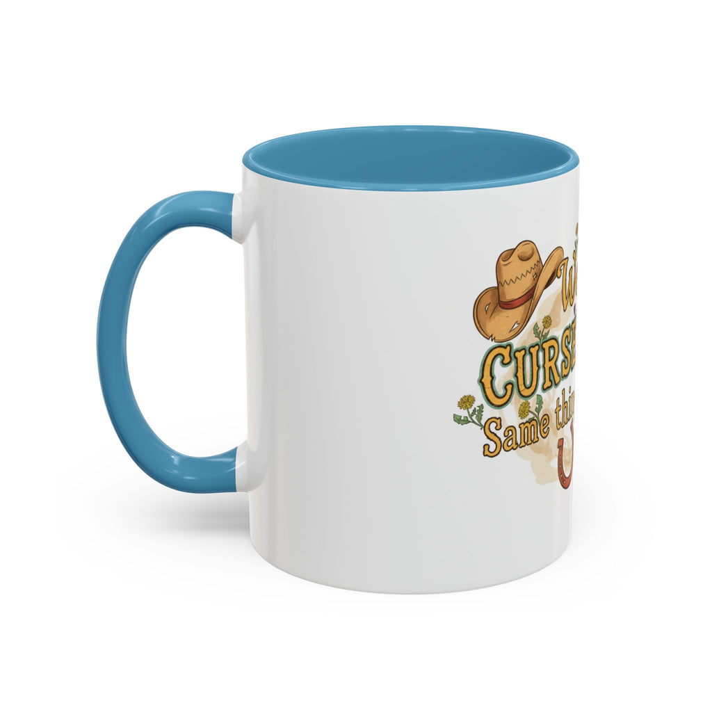 Weeds, Curse Words & Gardening Coffee Mug — Funny Gardener Accent Mug (11/15oz)