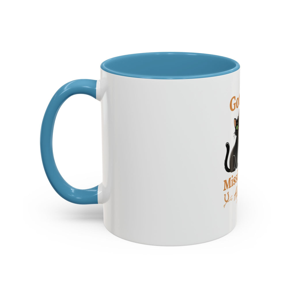 Cat Mom Humor Coffee Mug — "Got cats. Missing: cats. Also kids."