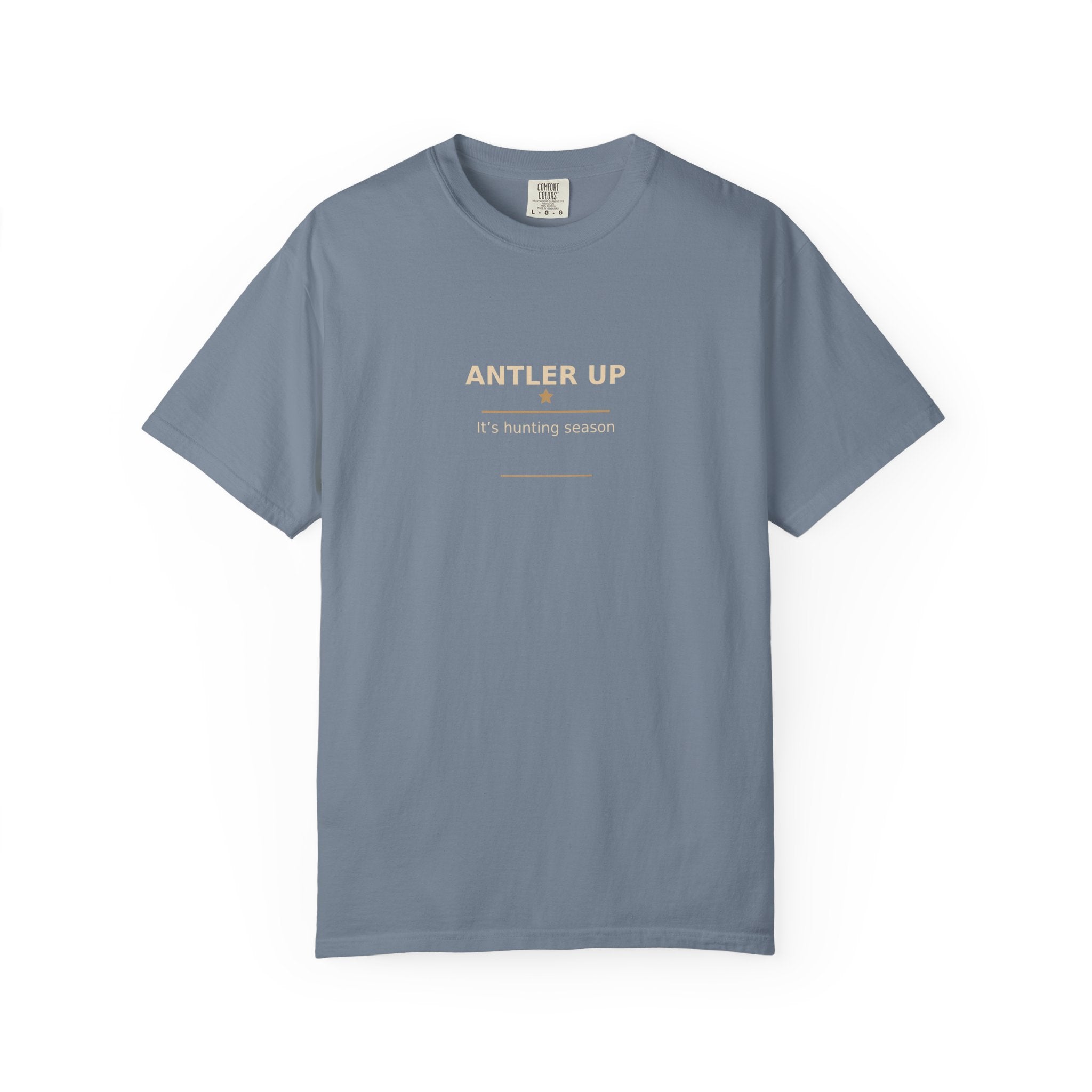 Antler Up Graphic T-Shirt — Minimal Outdoor Hunting Tee