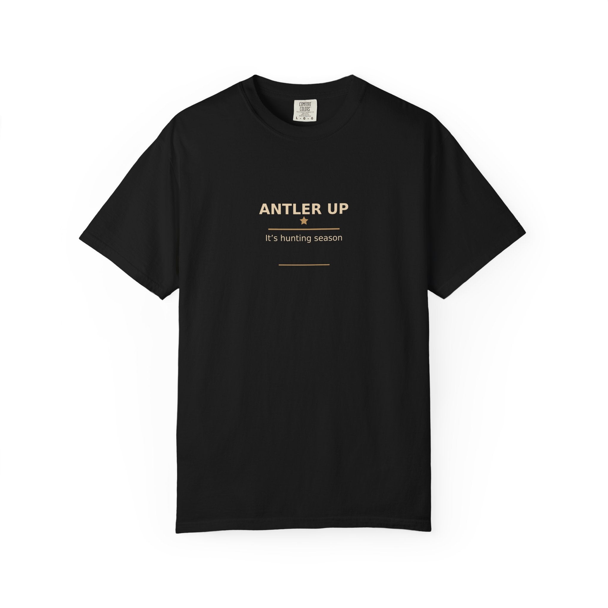 Antler Up Graphic T-Shirt — Minimal Outdoor Hunting Tee