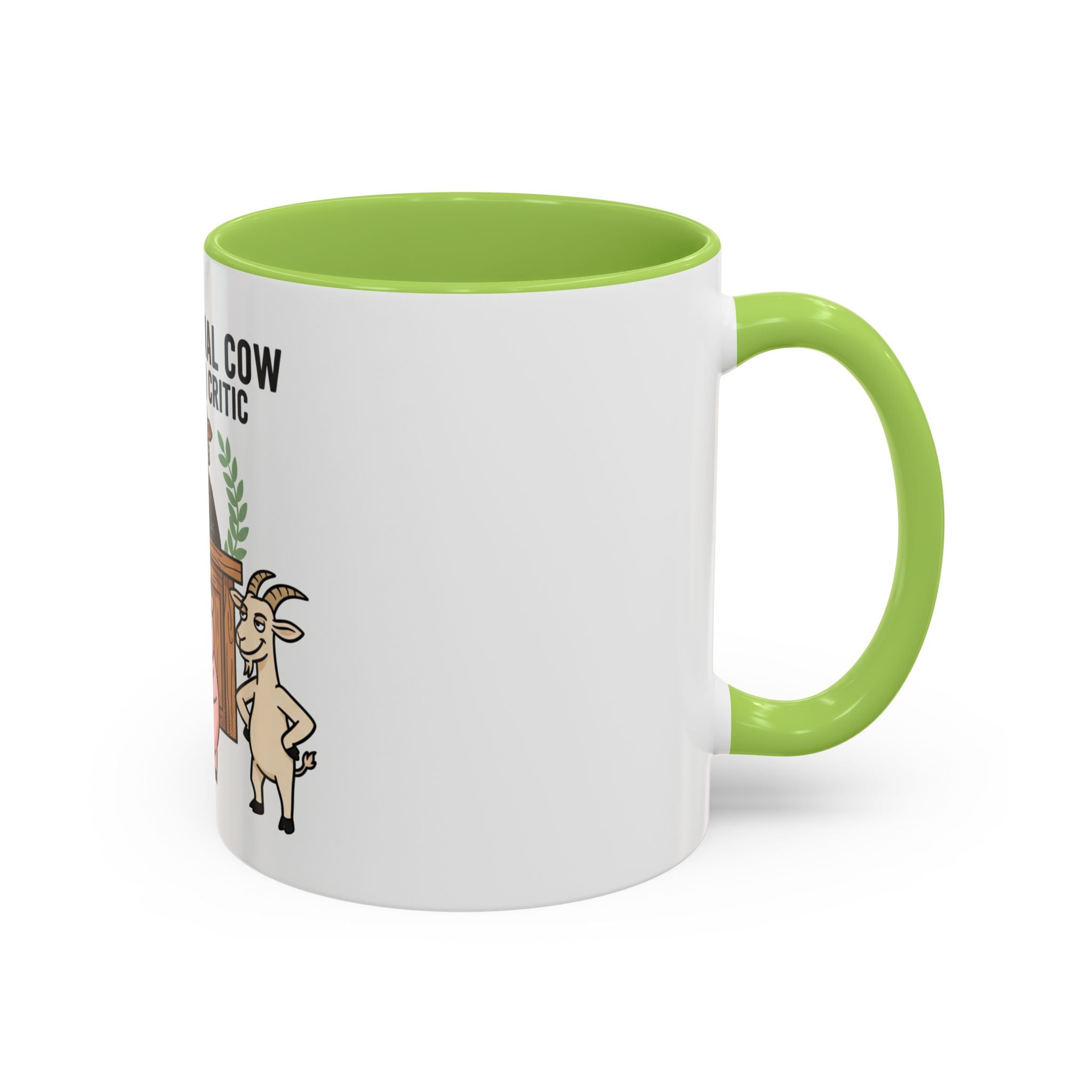 Professional Cow (All Kinds) Critic Coffee Mug — Funny Farm Animal Judge Gift (11/15oz)