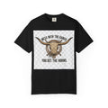 Ranch Skull T-Shirt — "Mess With The Ranch, You Get The Horns" Western Tee